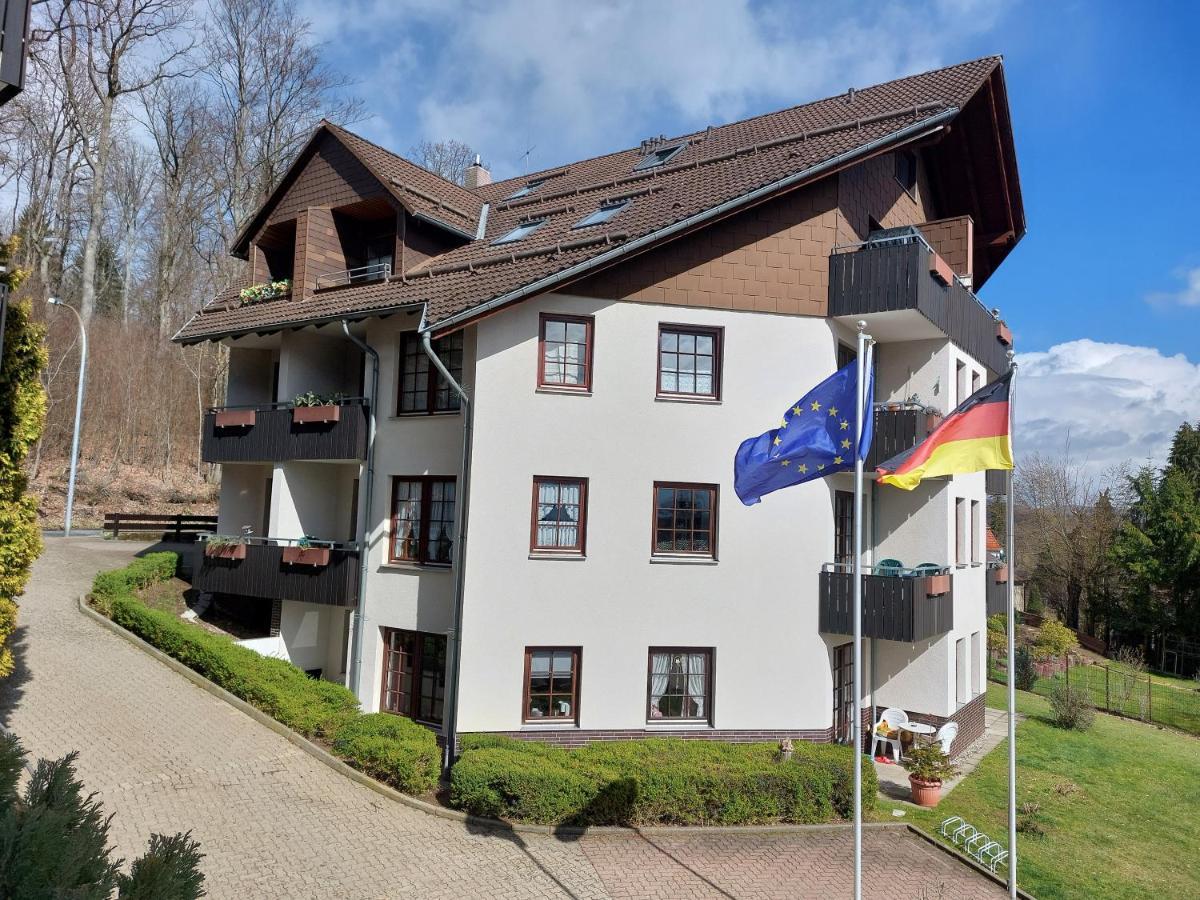 Haus Sachsensteinblick Ferienwohnung Sonnenschein Bad Sachsa Exterior foto